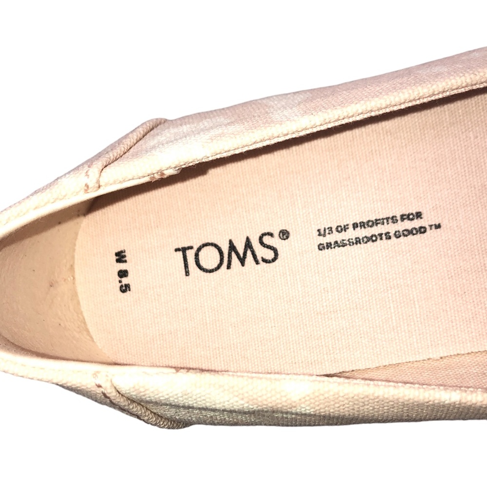 TOMS Alpargata Platform Rope Rope Platform Slip On Ortholite Shoes Size 8.5 - Picture 14 of 17